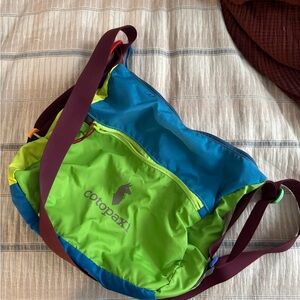 Cotopaxi Blue and Green Shoulder Bag